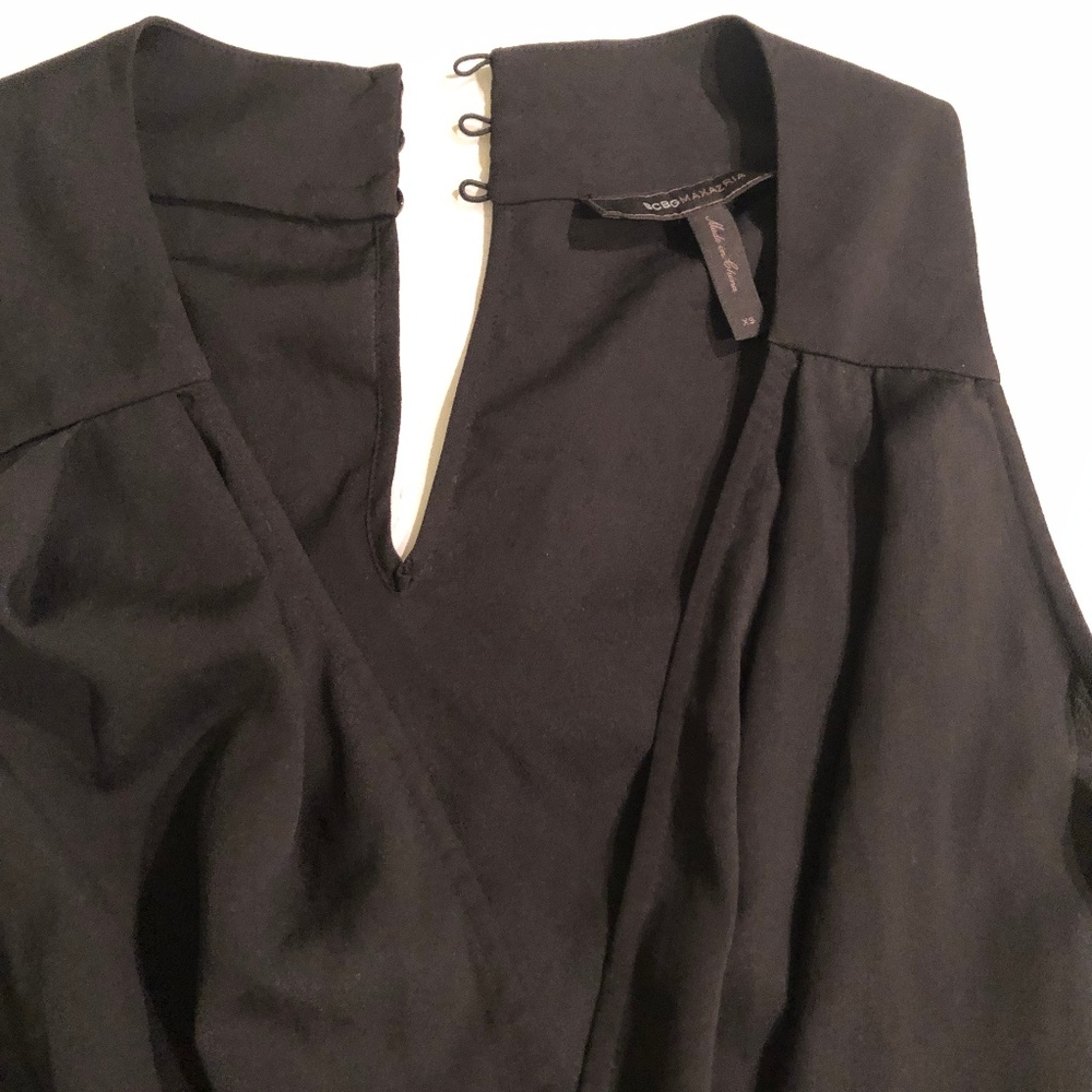 BCBG MAXAZRIA Black XS Romper